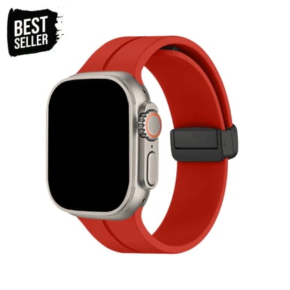 Silikoni magneettinen taittuva nauha Apple Watch Ultra Series 9/8/7/6/SE:lle