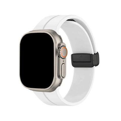 Silikoni magneettinen taittuva nauha Apple Watch Ultra Series 9/8/7/6/SE:lle