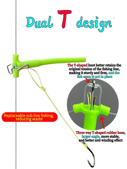 Anti-tangle Tandem Kalastus Koukut Järjestäjän Kanssa