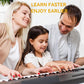 Removable piano keyboard note labels