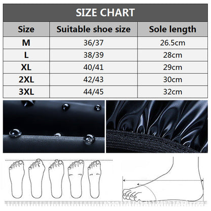 [Pratical lahja] All-Round Pitkä vedenpitävä vedenpitävä sadekengän kengänsuoja heijastimella varustettuna