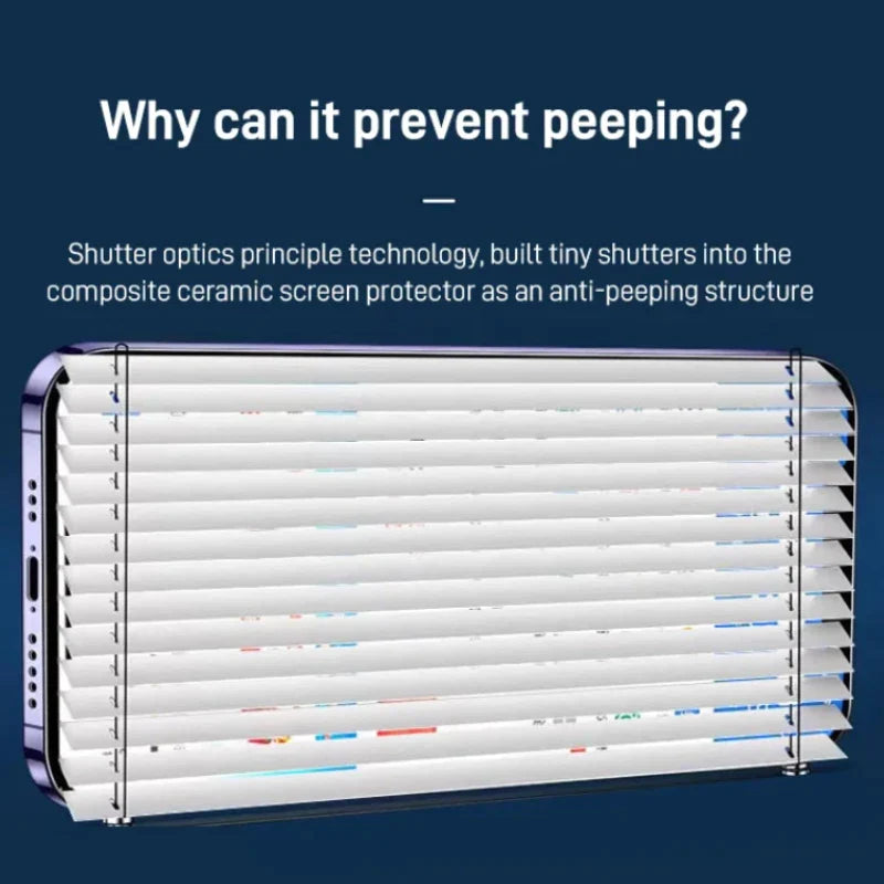 📱Getemperd glas Anti Peeping Screen Protector voor iPhone (60% UIT)🎉