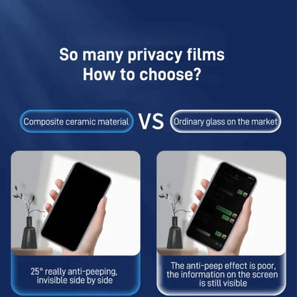 📱Getemperd glas Anti Peeping Screen Protector voor iPhone (60% UIT)🎉