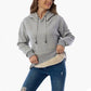 Warm lambskin hooded sports hoodie jacket - dressowy